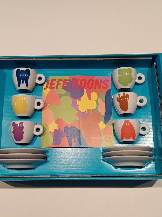 Image 1 of Illy 6 cups Jeff Koons