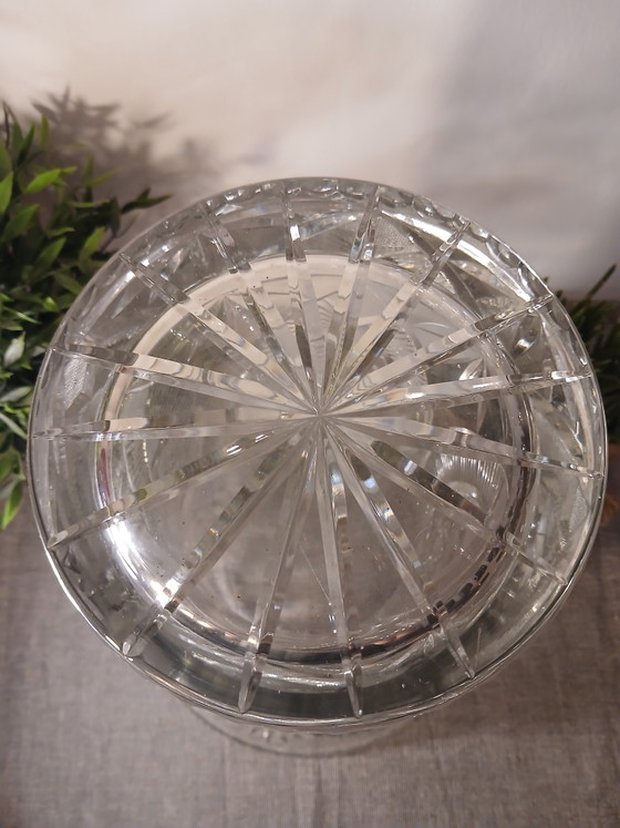 Monumental Hand-Cut Crystal Vase HS SUDETY POLAND 5kg New Condition Category 1 (photo 4 of 12)