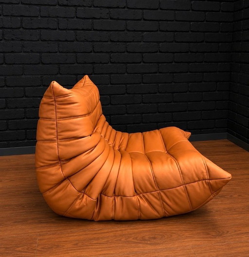 Togo fauteuil met één zitplaats, ontworpen door Michel Ducaroy