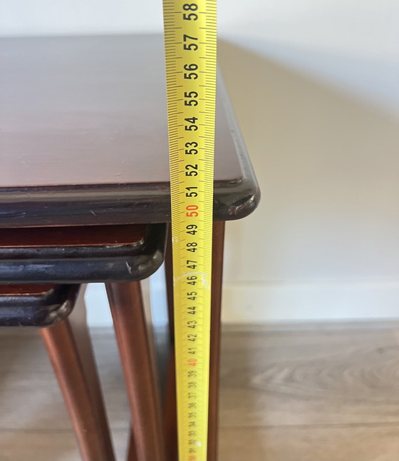 Image 1 of Set di 3 tavolini impilabili vintage