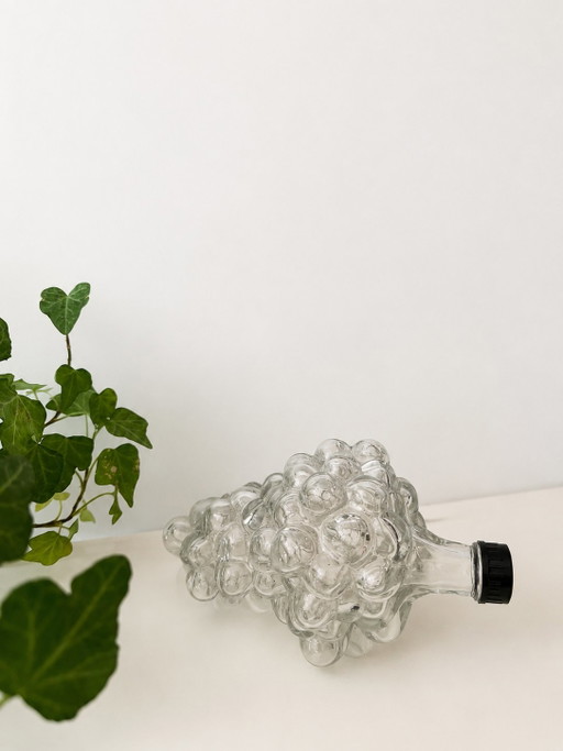 Caraffa vintage in vetro a grappolo d'uva – decoratieve objecten, Glass (photo 2 of 5)