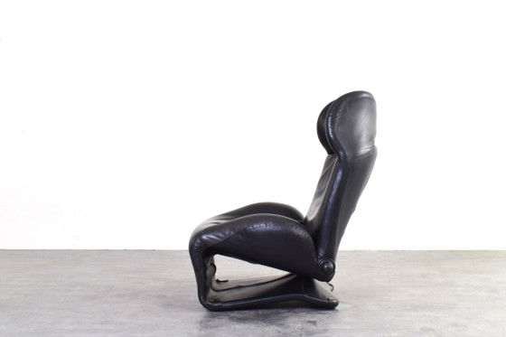 Wink leren stoel van Toshiyuki Kita voor Cassina, jaren 80. – Fauteuils, Plastic, Leather (photo 6 of 18)