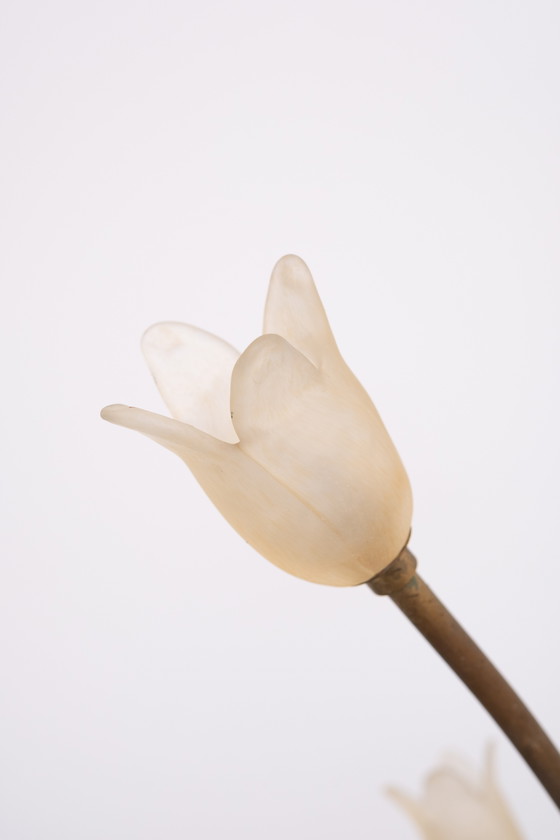 Image 1 of Lampadaire floral Hollywood Regency