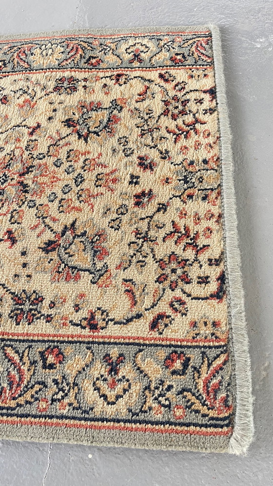 Image 1 of Tapis de couloir Beige Gris-Bleu vintage