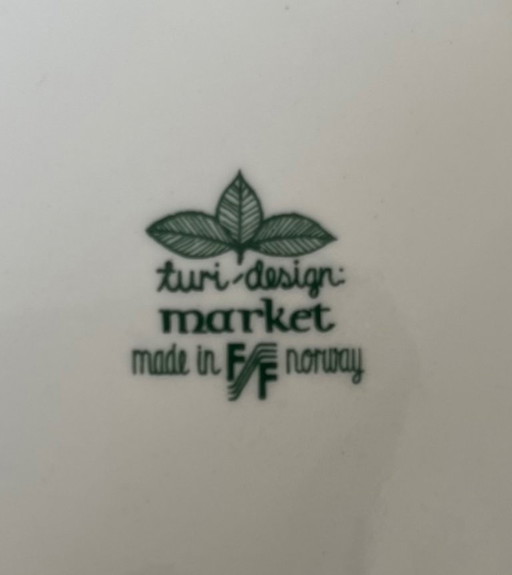 Wunderschönes 129-teiliges Figgjo Flint "Market" Geschirr – Turi Design