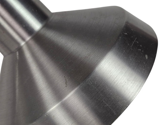 Image 1 of Hala Zeist - lampada da tavolo con collo regolabile - metallo - cromato - alluminio - anni '70