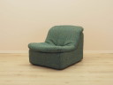 Grüner Sessel, italienisches Design, 1970er Jahre, hergestellt in Italien