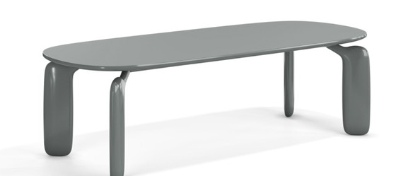 Roche Bobois Pulp rectangular dining table, designed by Eugeni Quitllet, 250x110 gray. New – Mdf (photo 11 of 11)