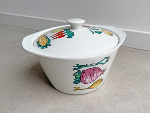 1x Large Vintage Villeroy & Boch Primabella Covered Dish - Vegetable – servies, Ceramic (photo 2 of 6)