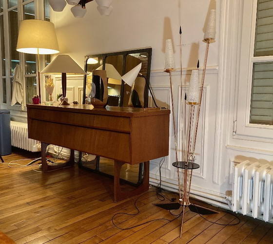 Image 1 of Lunel driepoot vloerlamp, Roseaux 3 lichts