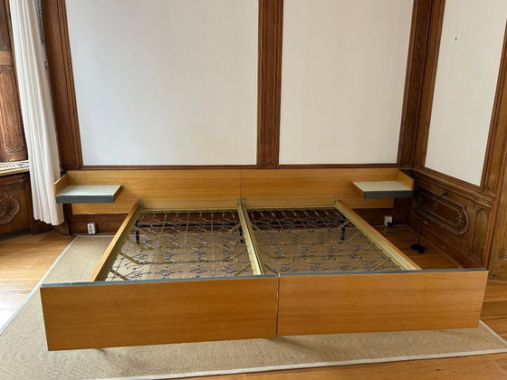 Letto di design Helmut Magg per DeWe | Anni '60 | Legno di frassino – DeWe (Deutsche Werkstätten) (photo 5 of 7)