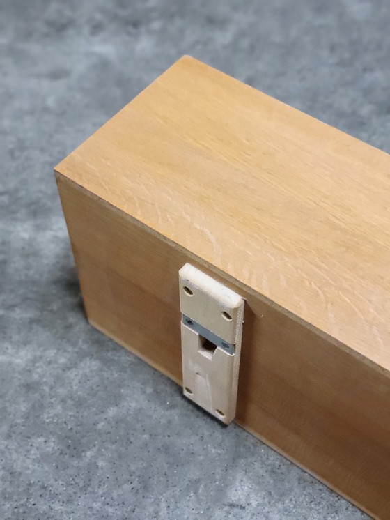 Image 1 of Mensola da parete sospesa in rovere vintage di Wilhelm Renz