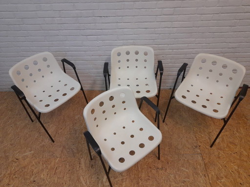 4 sedie Robin Day Polo