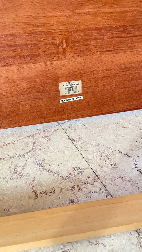 Vintage salontafel van exotisch hout – PIER IMPORT, Wood (photo 27 of 32)