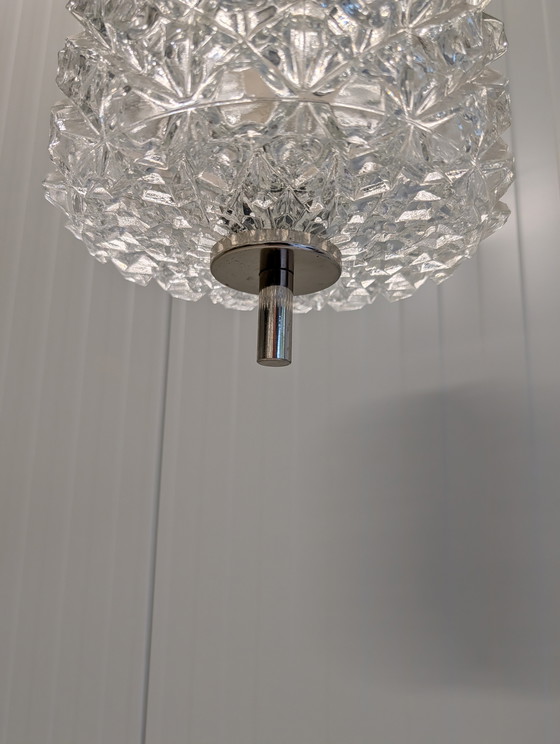 Image 1 of Kristallglas-Pendelleuchte von Austrolux Vienne aus den 1960er Jahren