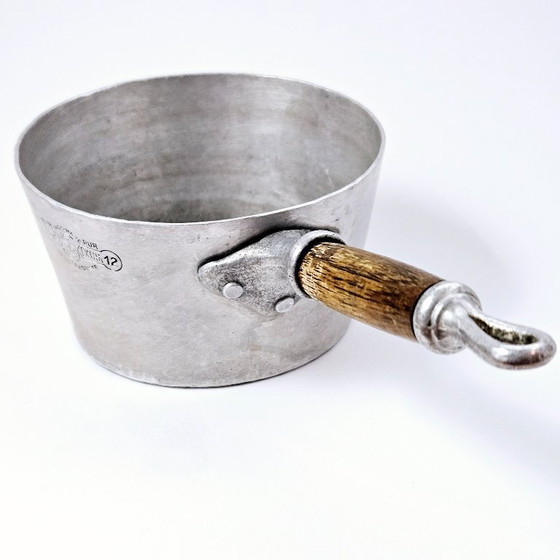 Image 1 of Antique SIGG SWITZERLAND Sauce Pan | 110 Years Old Swiss Made Cooking Pot | Amazing Historic Kitchenware From The Early 20th C.