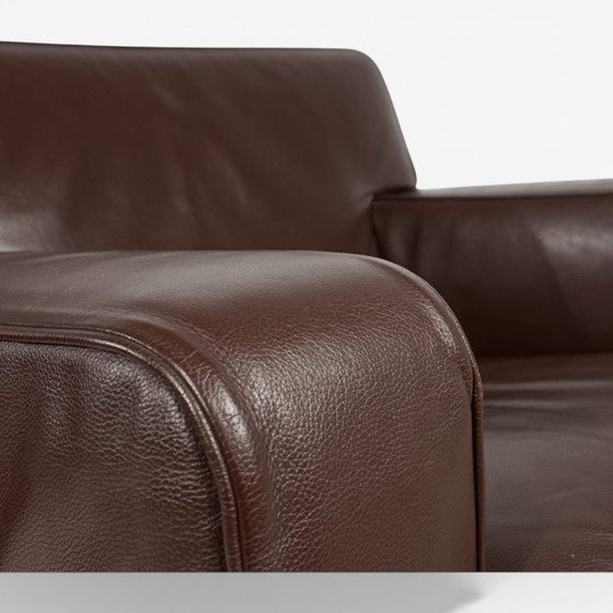 Image 1 of B&B Italia Maxalto Apta Imprimatur leren fauteuil van Antonio Citterio, 1999