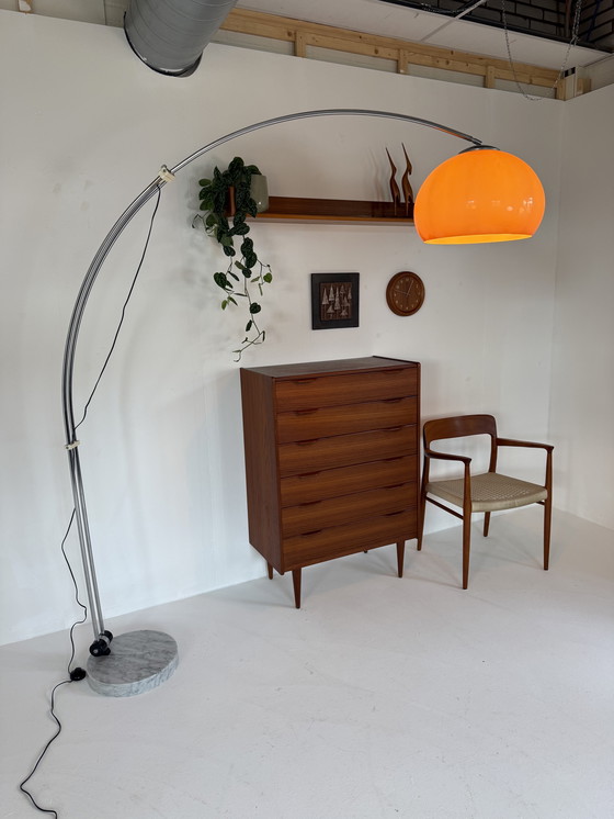 Image 1 of Lampada ad arco spaziale vintage XL anni '70