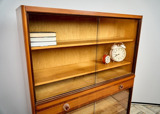 Image 1 of Art Deco Bookshelf, 1960s, Czechoslovakia