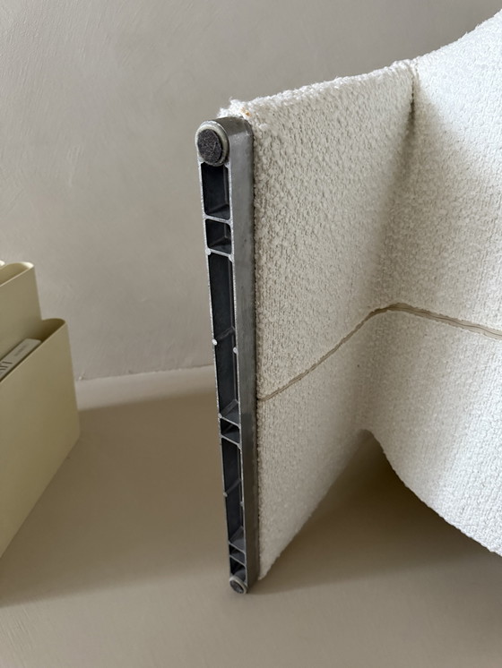 Image 1 of Giancarlo Piretti Artifort Ally Chair Fauteuil Chair Reupholstered Bouclé