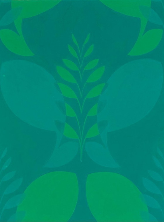 Image 1 of Ton Pape - Vintage Gouache - Nature / Plant Pattern