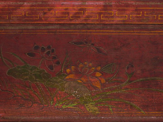 Antique red box with floral motifs (c.1900) #9 – Decorative Objects (photo 38 of 40)