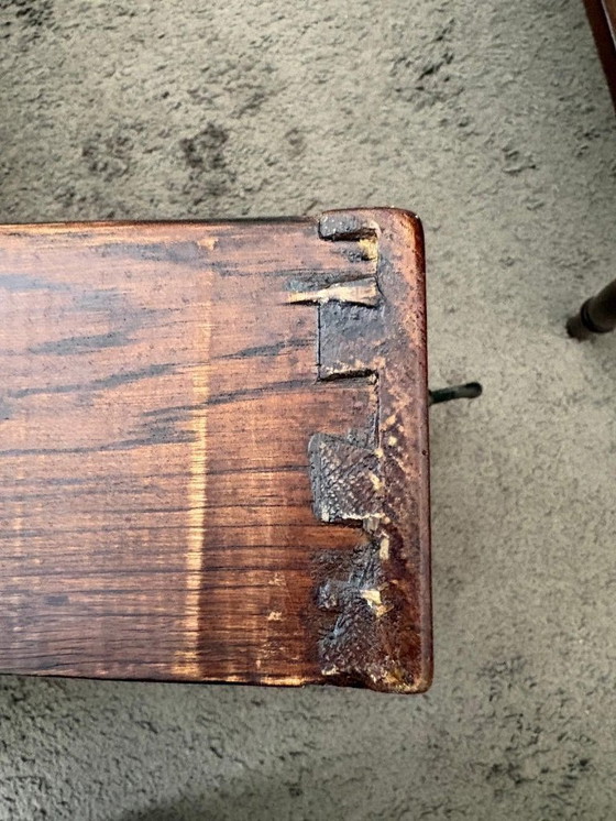 Image 1 of Tables de chevet La Grange en acajou brun avec tiroir