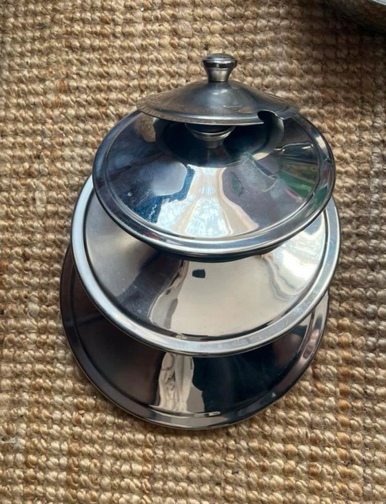 Image 1 of Set Vintage Alfra Alessi Dekschalen - 1960’s