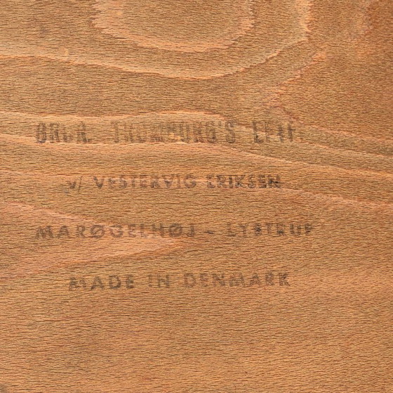 Image 1 of Suite mit vier Stühlen H Vestevig Eriksen, Møbelfabrik. Dänemark, 1960er Jahre