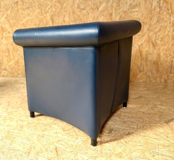 Image 1 of Poltrona Wittmann Petrol Leather Club Paolo Piva