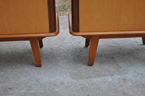 Comodini Mid-Century, anni '50, set di 2 – Legno, Mid Century Modern (photo 4 of 8)