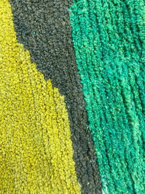 Image 1 of Reiner Wollteppich, traditionell handgefertigt, Größe 2/3 m