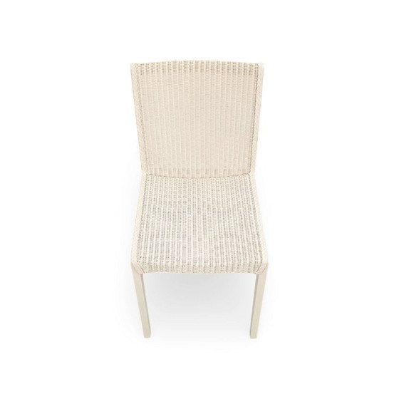 Lloyd Loom Italia Vintage Chair White Wicker Original – Side chairs, Wood (photo 2 of 9)