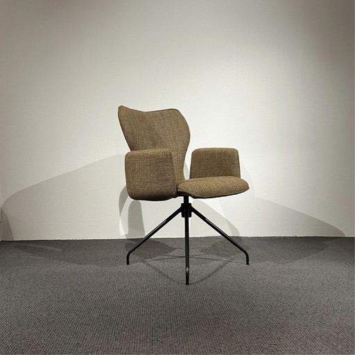 HEDesign Ralfie dining chair (set of 6) – eetkamerstoelen, Plastic, Textile