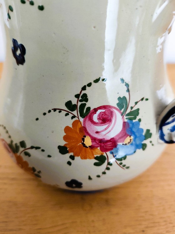 Antique Vase Made in Italy Polychrome Decoration – Ceramic (photo 7 of 10)