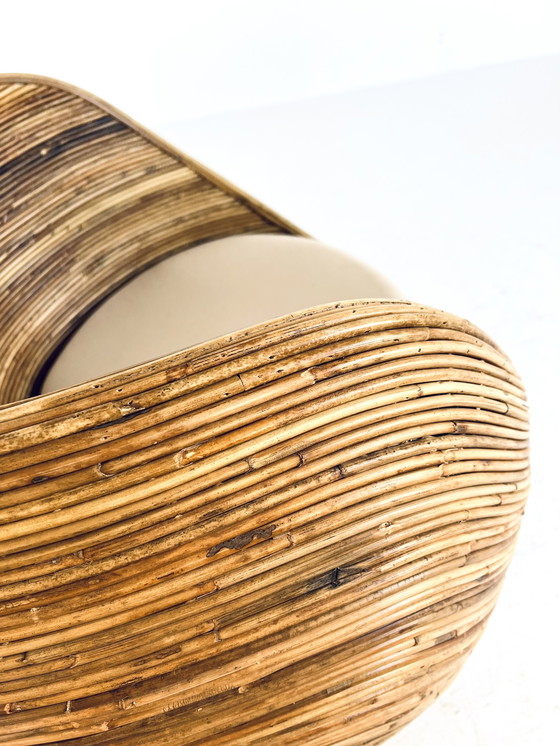 Image 1 of Vintage Wicker Armchair, Gabrielle Crespi '60