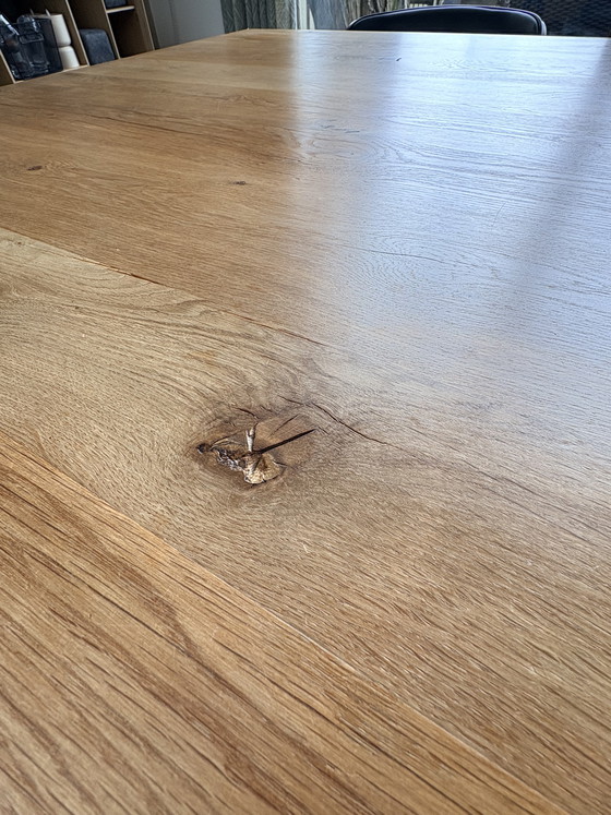 Image 1 of Diseño holandés DD Para mesa de roble 260x120