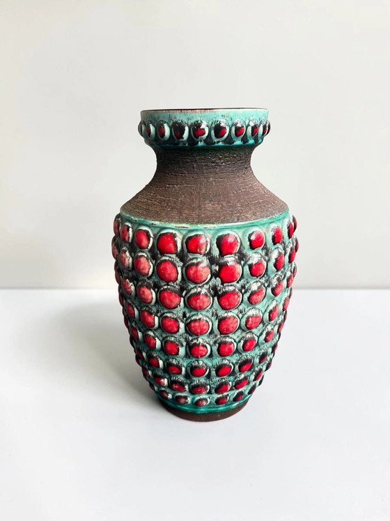 Monumental Bay Keramik Fat Lava Floor Vase – Attributed to Bodo Mans, West Germany 1970s - Model 64 - 50 (photo 2 of 10)