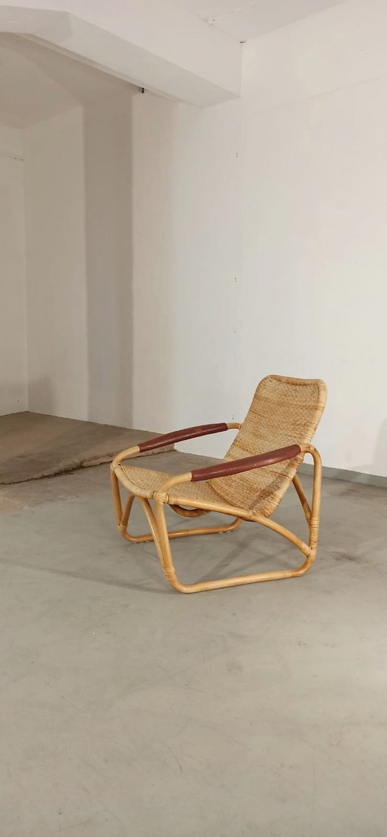 Image 1 of Sillón Yamakawa de bambú y ratán