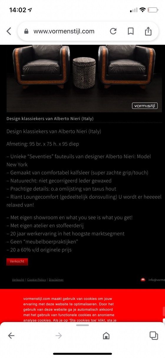 Image 1 of Divano vintage di design italiano Alberto Nieri