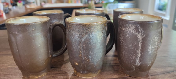 Image 1 of Tazas grandes de gres Quimper Francia