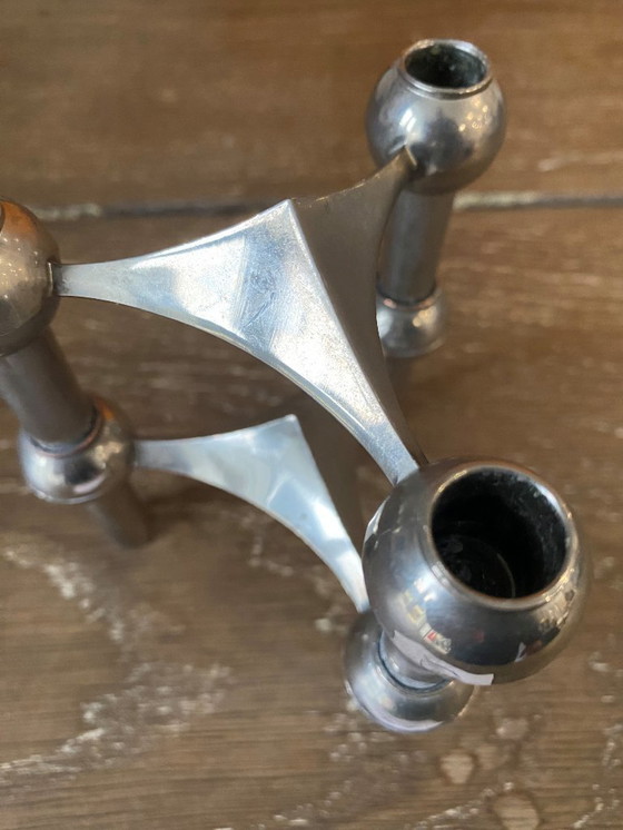 Image 1 of Lotto A set di 2 candelieri modulari NAGEL 1970