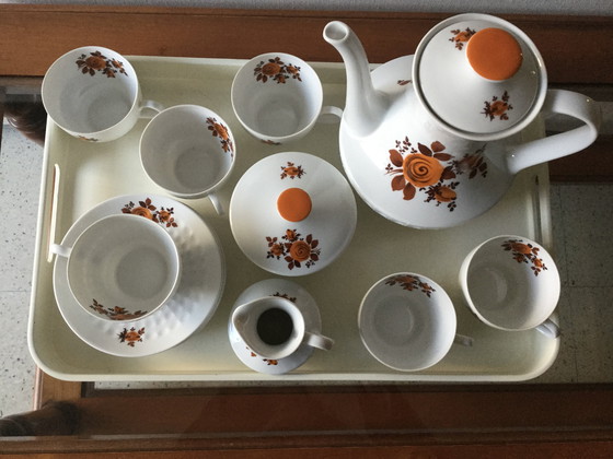 Image 1 of Vintage Coffee Set Seventies 6 Persons