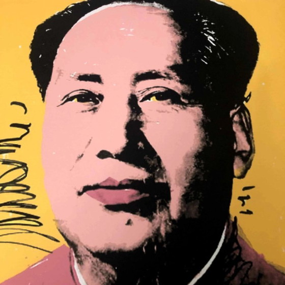 1990s After Andy Warhol "Mao Zedong" Lithograph – Lithographs & prints, Paper (photo 2 of 11)