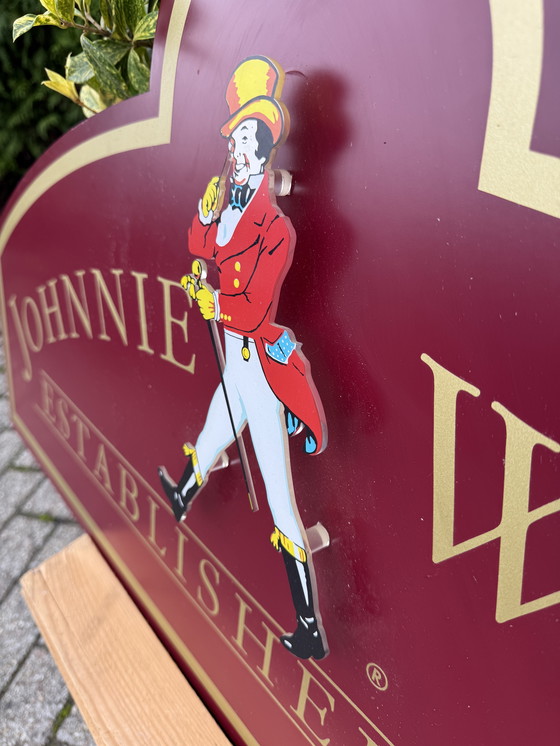 Image 1 of Grande targa da muro vintage Johnnie Walker, decorazione da bar