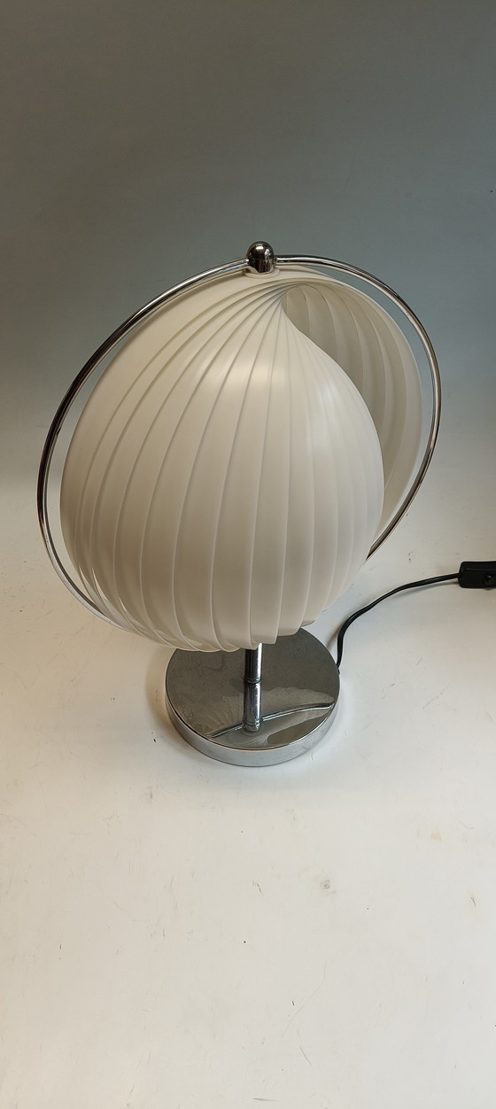 Image 1 of Kare design years vintage moon slat table lamp verner Pantone style