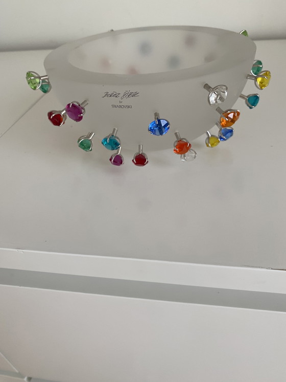 Image 1 of Swarovski-Kristallschale, Designer Borek Sipek, in Originalverpackung