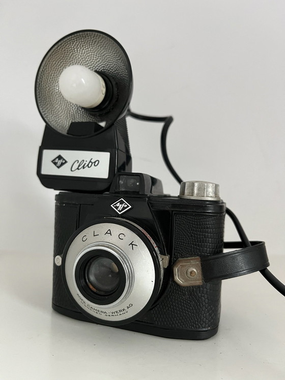 Lampada Agfa unica da macchina fotografica – Lampade da tavolo, Vetro, Metallo (photo 7 of 10)