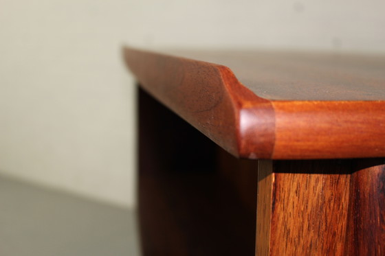 Image 1 of Mid Century Rosenholz Bumerang-Schreibtisch, 1960er Jahre