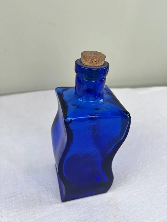 Kobaltblaue Flasche – Gläser & Karaffe, Crystal, Glass (photo 4 of 7)